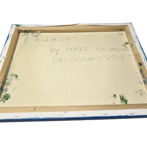 Mark Kazav Painting - Jazz - size 16" x 20" with COA - Musical Original Artist - Picture 5 of 9